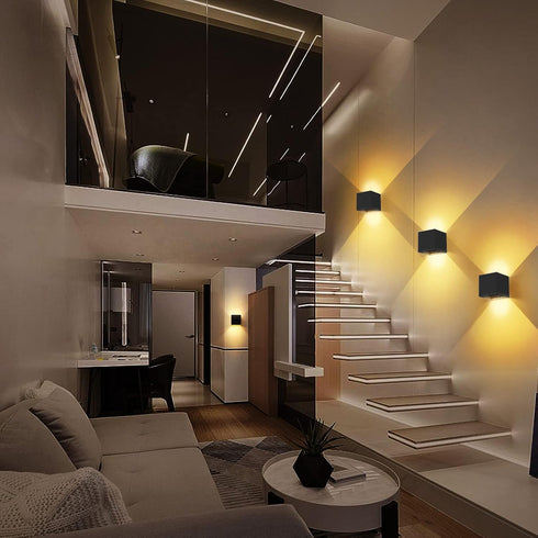 12W 6000mAh 3 Battery Operated Wall Sconces, Motion Sensor Light Indoor, Wall Lights Rechargeable, Colors Adjustable