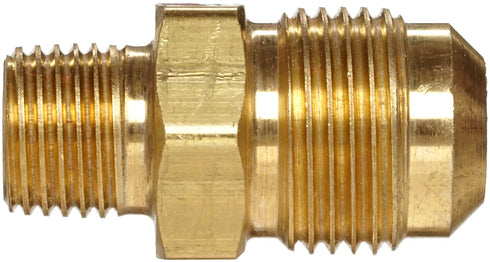 Anderson Metals-54048-1012 Brass Tube Fitting, Half-Union, 5/8" Flare x 3/4" Male Pipe