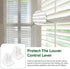 IFERLA 4, Vinyl Shutter Tilt Bar End Cap Variety Plantation Shutter Repair Kit Fit Plantation/Hunter Douglas/Breezeway