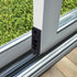 GORGECRAFT 2 Pairs Tilt Latch Replacement Window Parts, Plastic Construction with 8Pcs Iron Screws for Home Windows