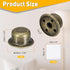 2Pcs 0.5" 1/4-27 uxcell Tall Lamp Finials Bronze, Thread Lamp Cap Knob Decoration Screw Cap Nuts with Cleaning Cloth