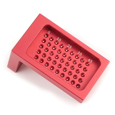 T Type Scribe Sign Measuring Tool, Calibration Ruler Red Woodworking Aluminum Alloy Scribe Sign Measuring Tool