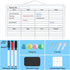 MaxGear Small Weekly Calendar Dry Erase Board, 16"x12" Hanging Double-Sided White Board for Planning, School, Office