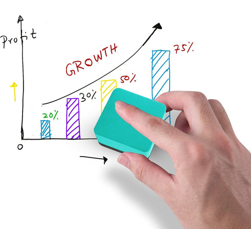 Dry Erase Erasers - IHPUKIDI 24 Pack Magnetic Whiteboard Dry Eraser Chalkboard Cleansers for Classroom Home Office