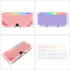 Uquelic 2Pack Desk Stand Receipt Folder, 13 Pockets Expanding Coupons Storage with Label, 10 x 5 inch (Double Clear)