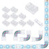 Led Strip Connectors, 4 Pin 10 Pack and L Shape 4-Pin LED Corner Connectors for 10mm Wide Strips