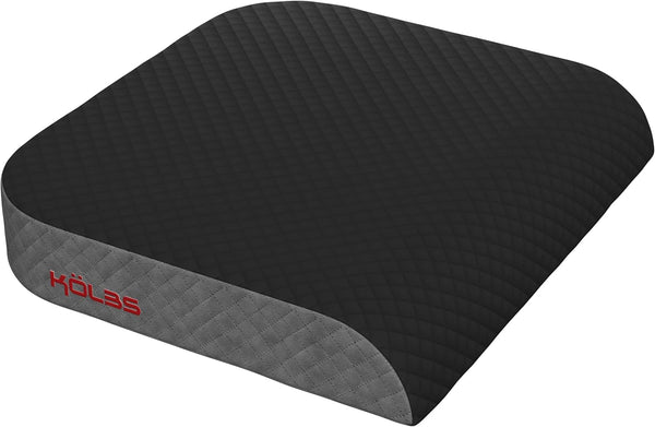Koelbs Extra Large Seat Cushion, Stylish Plush Velvet Cover, X-Large Memory Foam