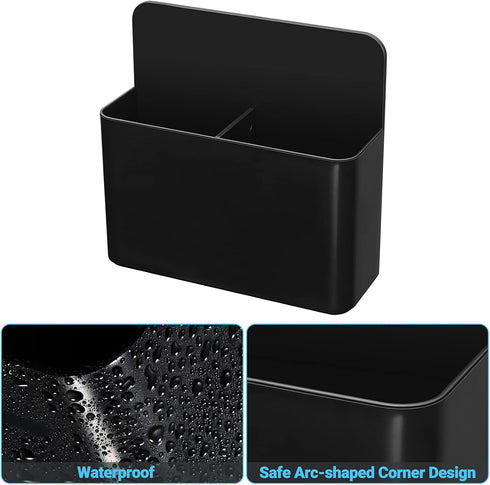 Tofun Black Magnetic Marker Holder for Whiteboards/Fridge/Refrigerator/School Locker, Dry Erase Whiteboard Marker