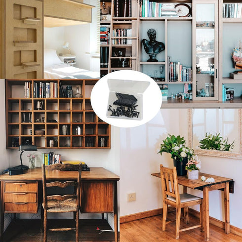 90 16Pcs 1inch) L Bracket Corner Brace Joint Right Angle Degree Fastener Wood Support for Shelves Braces Mounting