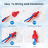 600PCS Yellow Wire Connectors Nuts, Winged Electrical Twist-On Easy Screw On Type for 18-10 AWG Wiring