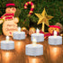 100PACK 200Hours LED Tea Lights Candles- Flameless Candles Realistic and Bright Flickering Long Lasting for Holiday
