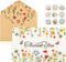 ROLYTA 24 Pack Floral Thank You Cards with Envelopes, Blank Inside Wildflower Note