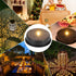 2 PCS Upgraded Solar Light Replacement Top for Outdoor Hanging Lanterns, 4.13 inch Warm White LED Solar Panel Lantern