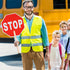 Yahenda Stop Slow Sign Traffic Set, 13" x 13" Double Sided Hand Stop Sign with High Visibility Vest for Road Work