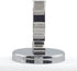 Master Magnetics Ceramic Round Base Magnet with Silver Spring Clamp, 2-Pack, 35 lb Pull