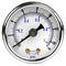 PIC Gauges 102D-158B-GL Center Back Mount Dry Pressure Gauge, 1.5" Dial, 0/15 psi Range, Black Steel Case