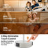 15.75''H 3-Way Dimmable 2 E26 Bulb Table Lamp Touch Control, Small Bedside Lamps with USB Ports & AC Outlet, Nightstand