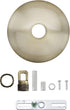 Aspen Creative 21511-31, 5" 1" Contemporary Chandelier & Light Fixture Canopy Kit w/Collar Loop, Antique Brass
