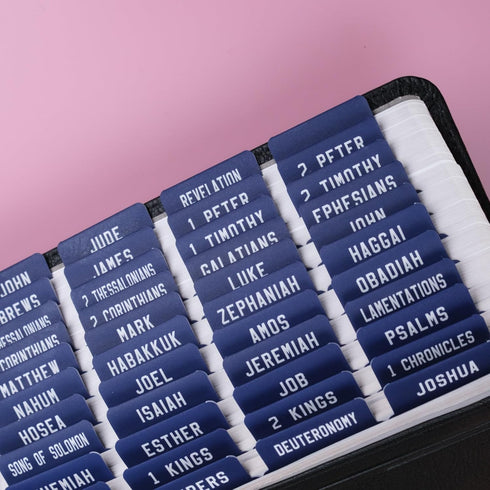 80Chapters UPAFEXXI-Laminated Bible Tabs, Bible Tabs for Women and Men, Reposition Large Print Stickers, Easy to Read