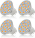 Simba Lighting LED MR11 Flood Light Bulbs - 4 Pack 12V 3W Halogen Replacement for Landscape, Accent, Track Lights