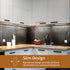 2pcs 12 Inch Dimmable Closet 6000K Counter JUSJUBR Plug-in Under Cabinet Lighting, Light, Cold White Linkable USB LED