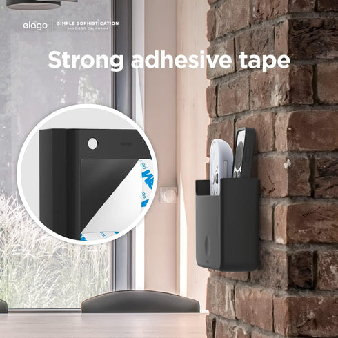 elago Universal Remote Holder Mount Compatible with Apple TV Remote and All Other Remote Controls - Adhesive Tape