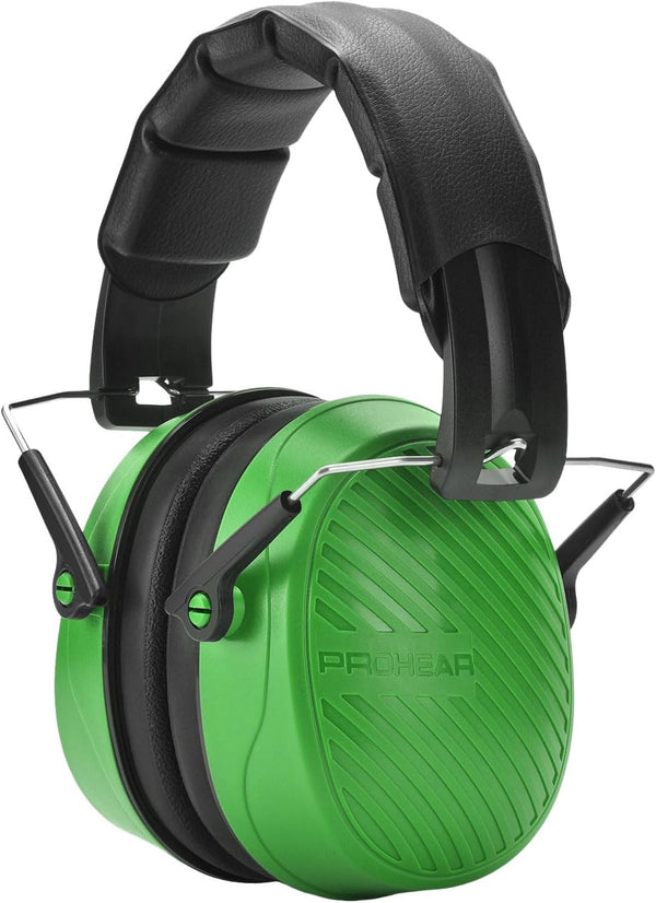 PROHEAR EM038 Compact Foldable Ear Protection Earmuffs, 28dB Noise Reduction for Mowing and Shooting