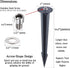 3W-120W Light,10.4 inches Aluminum Metal Ground Stake Spike Replacement for Outdoor Garden Spotlight Pathway Flood Wall