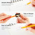 Shuttle Art 60 Pack Premium Woodcased Yellow Pencils, 2 HB, Pre-sharpened with Top Erasers for Classroom & School