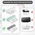8.5" 11" (200 Continuous Thermal Printer Paper x US Letter Size - High-Efficiency Durable Printing for Home Work