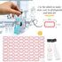 40ml Clear Glass Vials with Screw Caps and Plastic Stoppers, Leak-Proof Glass Test Tubes, 25PCS