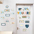 Boho Affirmation Station Bulletin Board Set, Rainbow Bulletin Board for Classroom Decor with Motivational Accents