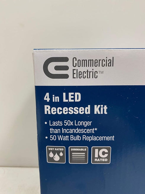 Commercial Electric 4 in. LED Recessed Kit - Soft White by Commercial Electric