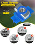 Nylon Channel Squeeze Nut, 30 Pcs 3/8"-16 Strut Channel Cone Nuts for Solar Panels Mounting, Easy Positioning