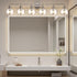 2 Pack 1.65 5.1 5.9 Clear Glass Shades Globes, Glass Lamp Shade Covers Replacements, In Fitter In Height In Diameter