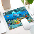 Mouse Pad, Rectangle Underwater World Dolphins Anti-Slip Rubber for Gaming Office Laptop, Cute Custom Pattern,