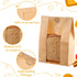 Yuanan 150PCS Window,14" 8.3" 3.5" 30 Bakery Bags with X X Cookie Bags Bread for Homemade Bread, Sourdough Breads Paper