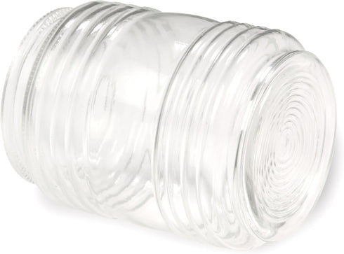 3-Inch 924076 Jelly Jar Light Replacement Glass, Clear Cylinder, Opening Design House