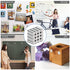 DIYMAG 120Pcs Small Magnets, Mini Refrigerator Magnets for Crafts, Multi-Use Strong Round Fridge Magnets