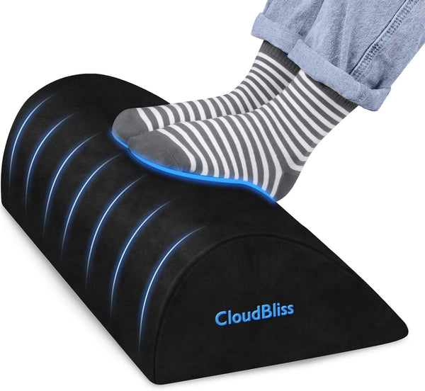 Foot Rest for Under Desk, Soft Foam Office Accessories with Washable Cover, Foot Stool for Home, Car, Relax Ankles