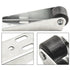 Cloudpower Black(0.8 inches) Swivel Gate Caster Wheels TPE Rubber Furniture Casters on Hardwood Tiles Vinyl Marble