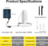 20ft 336LED 8 Solar Led Strip Lights Outdoor, Solar Rope Lights Self-Adhesive Waterproof, Mode with Remote Timer