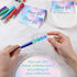 Quelay 180 Pcs Plastic Beadable Pen Thank You Gift Sets with Assorted Beadable Pens, Novelty Packaging Bags, Thank You