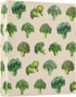 Tienchin Broccolis Celeries 3 Ring Binder 1.5 Inch, Cute Office Supplies A4 Three
