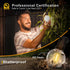 G40 Bulbs (25ft 14 Bulbs) GvvooHome Outdoor String Lights, LED Patio Hanging Lights with Waterproof Globe Plastic