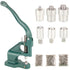 Hand Press Heavy Duty Eyelet Grommet Machine Tool Kit, Grommet Dies Press Machine with 1500 Pcs Silver Grommets