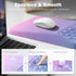 Ospelelf Keyboard Wrist Rest Pad for Computer, Ergonomic Large Mouse Pad with Wrist Support, Office Arm Rest, Purple