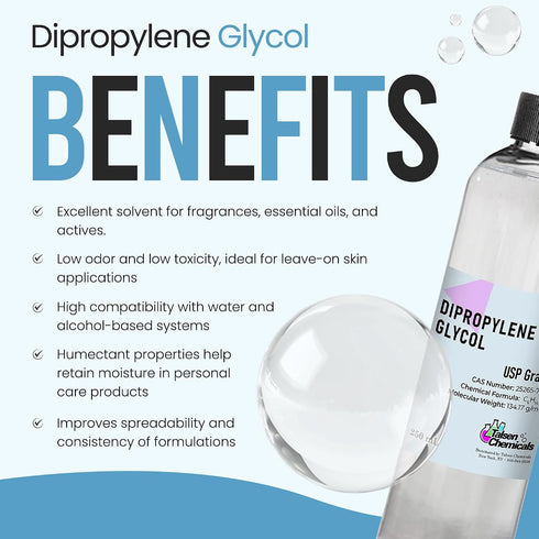 250 mL 8.45 Oz Dipropylene Glycol (DPG) Fragrance Grade / fl Dipropylene Glycol (DPG) Solvent for Perfume Oils, Candles