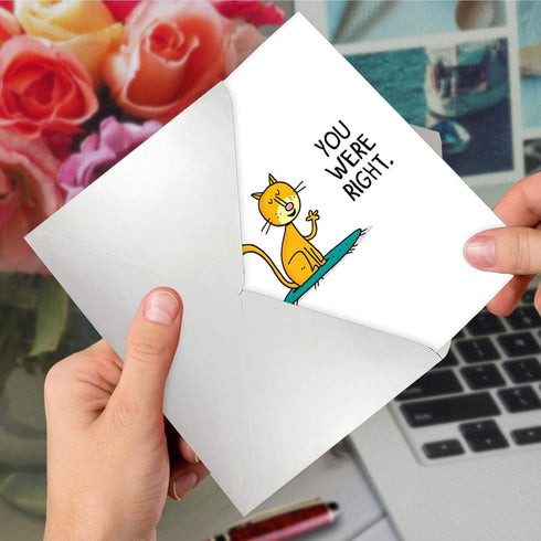 NobleWorks Funny Mother's Day Card with Envelope, Cartoon Greeting for Mom