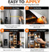 KKYEJLQYI 70.86 23.3 Inches, Self Adhesive Refrigerator Cover x Peel and Stick Fridge Door Sticker, Decorative